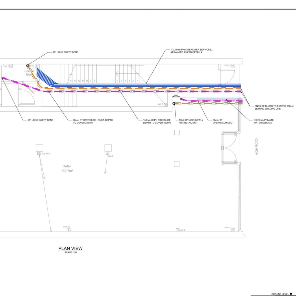 P128-1001 - T1 - Combined Utilities & Incoming Services Ground Floor